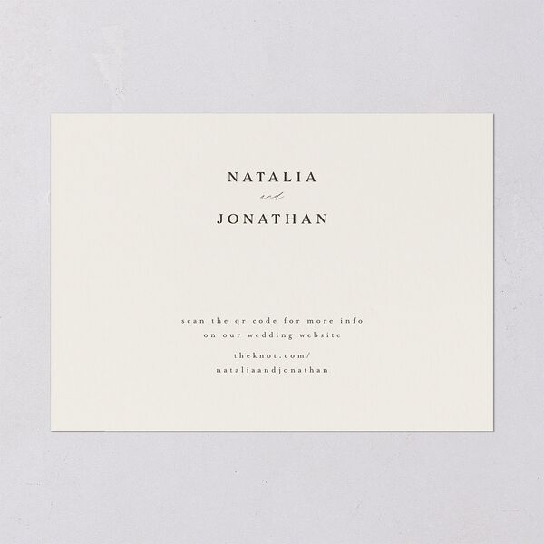 Enchanted Forest Save the Date Cards Dark Camo Signature smooth Blank No Standard