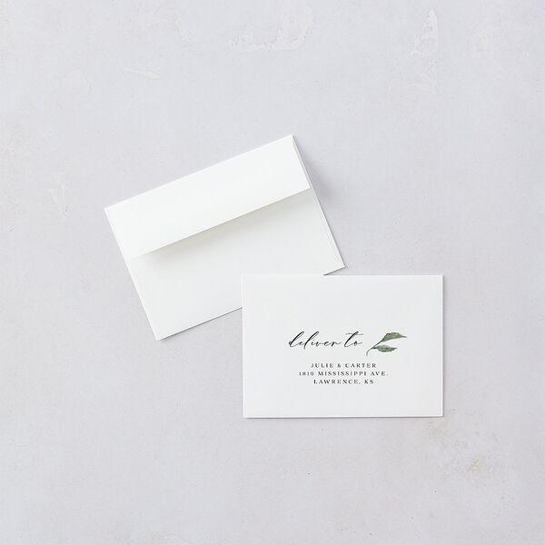 Sunflower Wedding Response Cards Cream Signature Standard