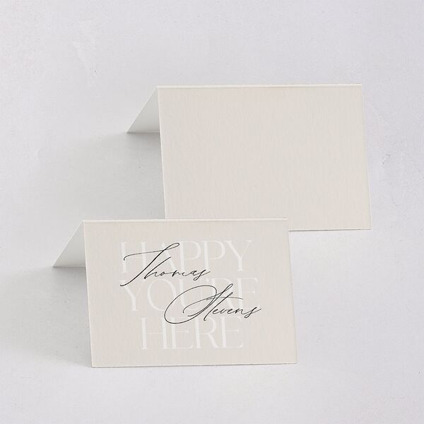 Overlay Place Cards Champagne Signature