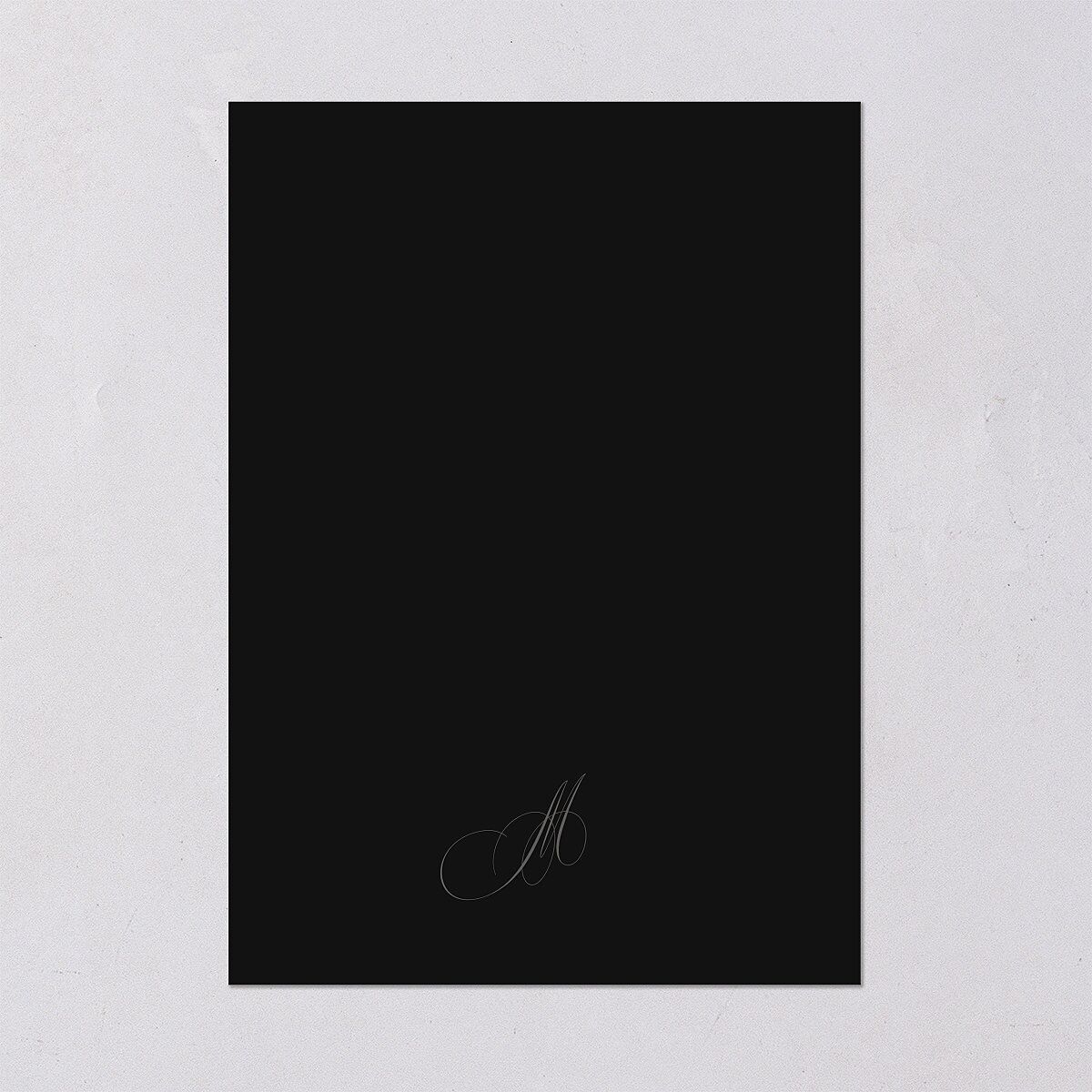 Nuestra Boda Wedding Invitations Gold Charcoal Signature Blank No Standard