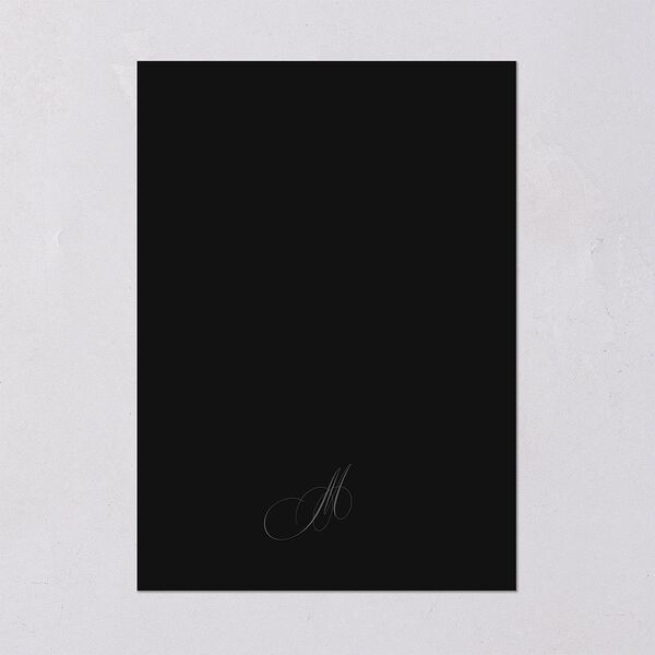 Nuestra Boda Wedding Invitations Gold Charcoal Signature Blank No Standard