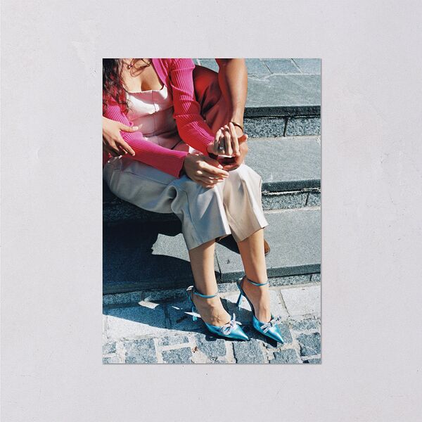 Stay For The Party Wedding Enclosure Cards Hot Pink Signature Standard