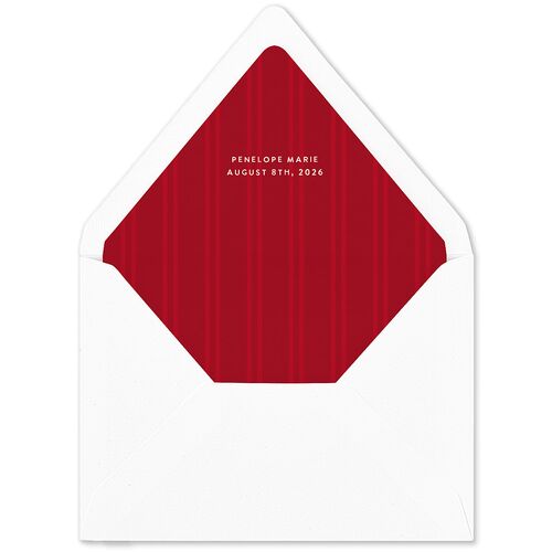New Year New Baby Classic Editorial Photos Euro Envelope Liners Merlot Luxe