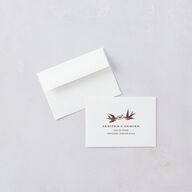 Til Death Tattoos Wedding Response Cards Linen Signature Standard