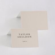 Beach Monogram Place Cards Pale Blue Signature
