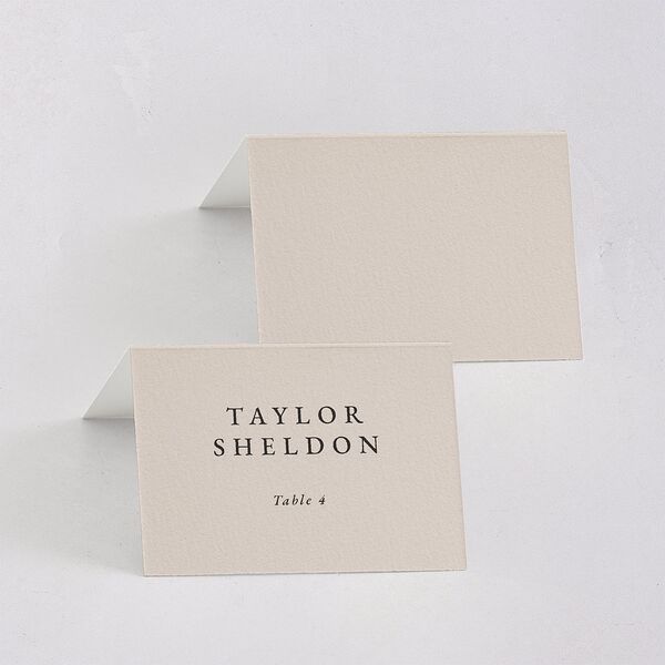 Beach Monogram Place Cards Pale Blue Signature