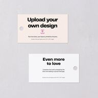 Upload Your Own Design Landscape Gift Tags Pure White Signature
