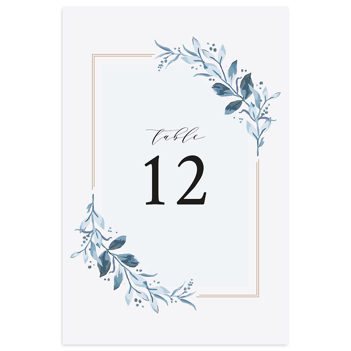 Classic Greenery Table Numbers