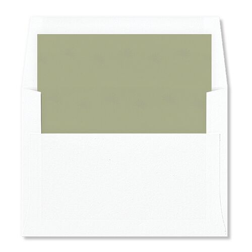 Dainty Monogram Envelope Liners Thyme Standard