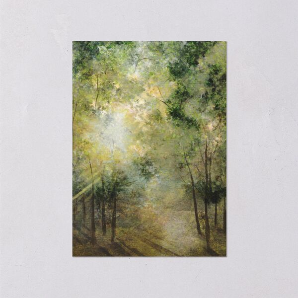Enchanted Forest Wedding Enclosure Cards Dark Camo Signature Standard