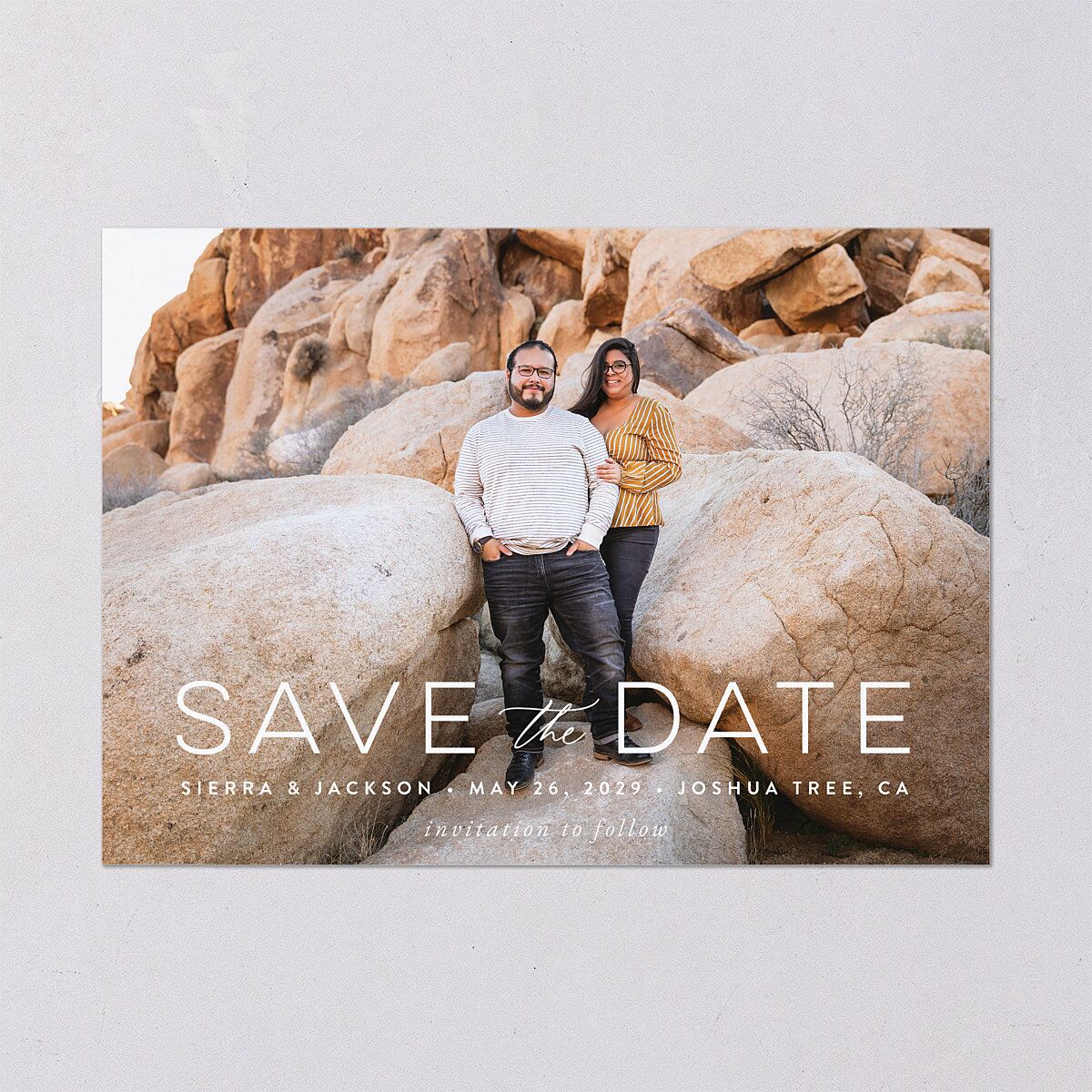 Painted Desert Save The Date Cards — view 2