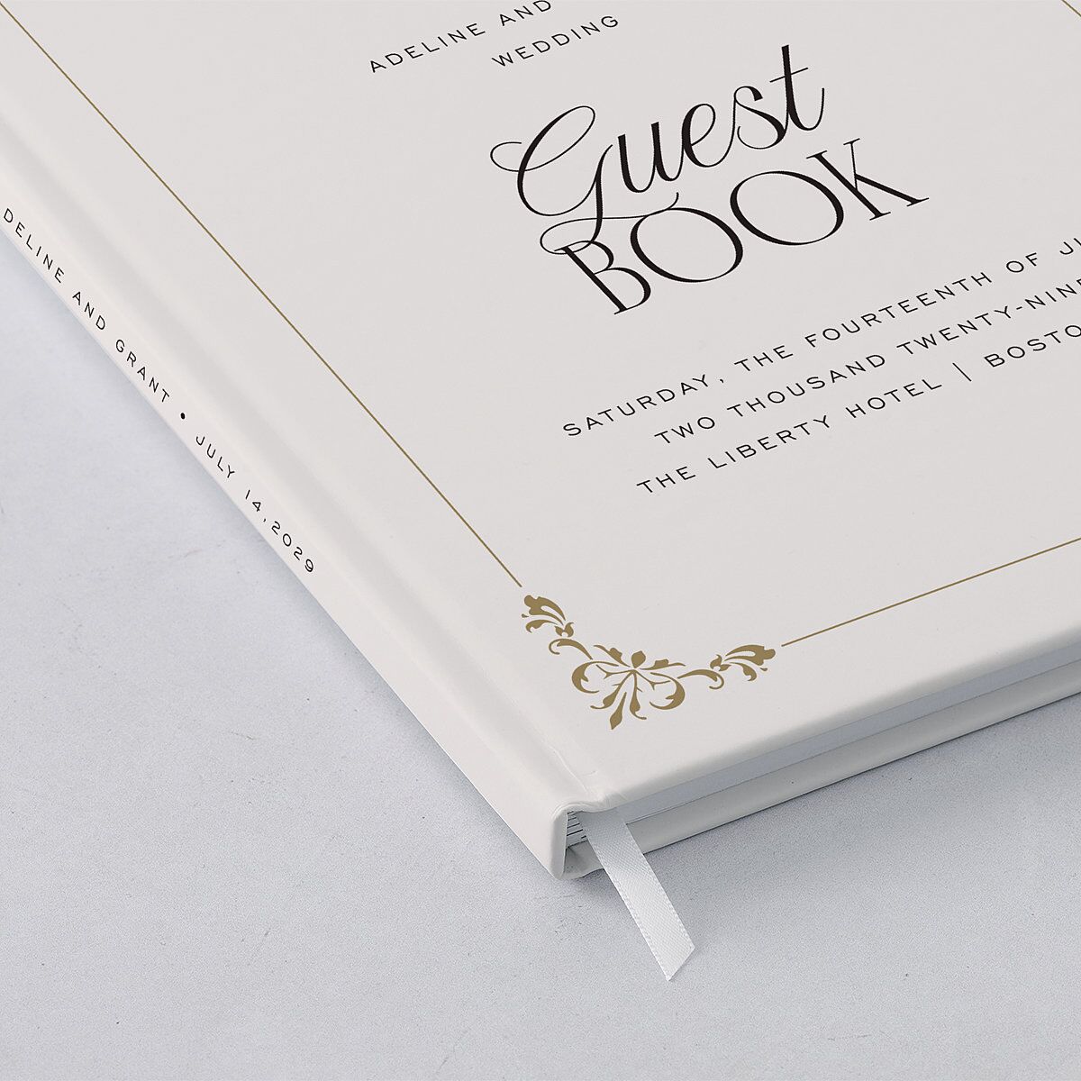 Old Money Guest Books Champagne