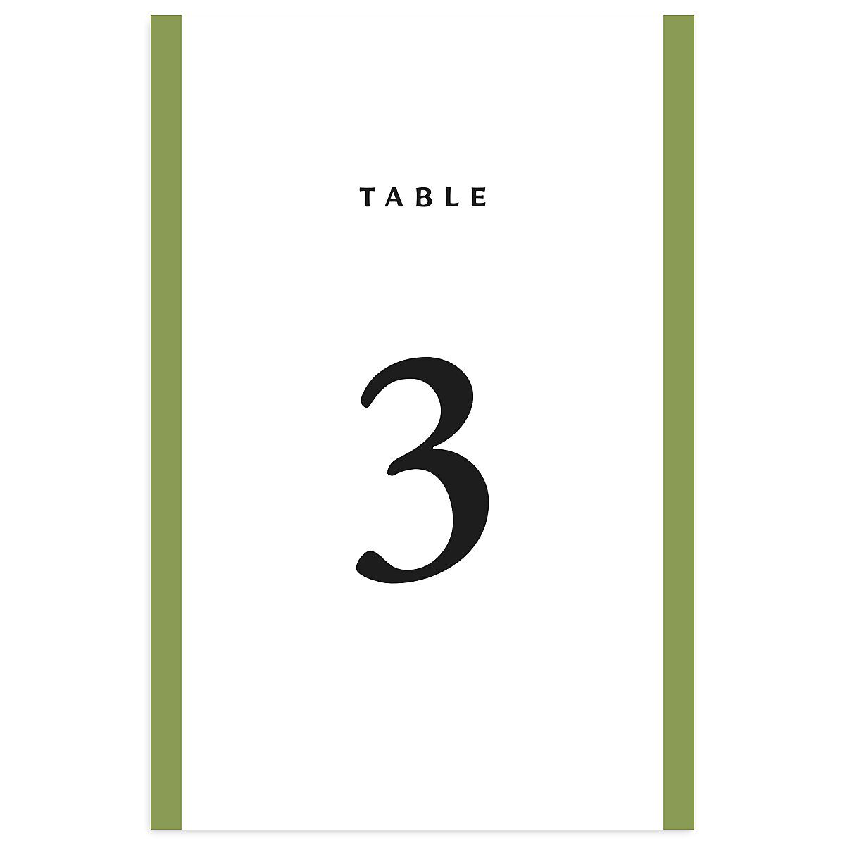 Vintage Garden Table Numbers