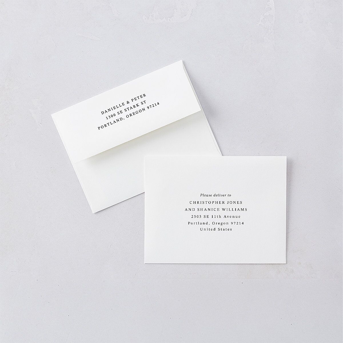 Photo Vow Thank You Cards Pure White