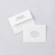 Photo Vow Thank You Cards Pure White