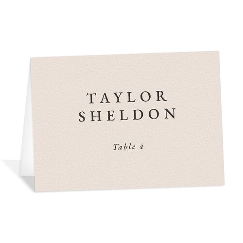 Beach Monogram Place Cards Baby Blue Signature