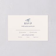 Elegant Lighthouse All-in-One Wedding Invitations Maritime Signature Light Both Recipient and Return Addresses No