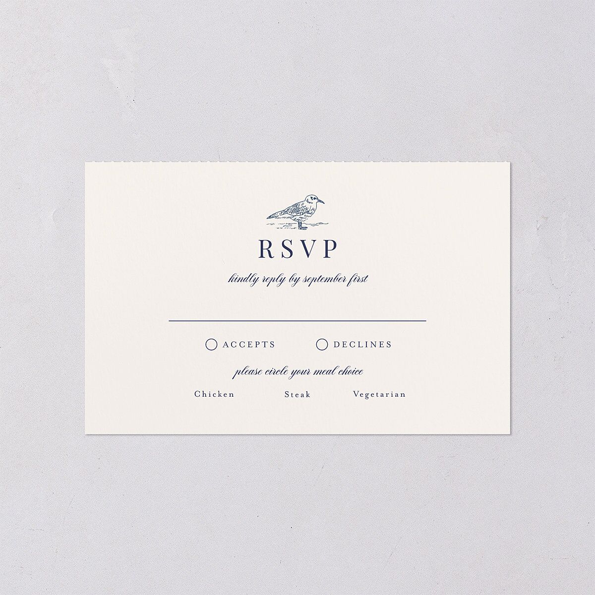 Elegant Lighthouse All-in-One Wedding Invitations — view 4