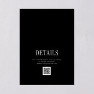 Classically Gilded Save the Date Cards Licorice Gold Signature smooth Blank No Standard