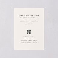 Traditionally Classic Wedding Response Cards Sand Signature Standard