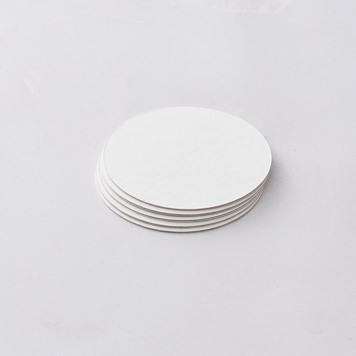 Coastal Oysters and Anchors Wedding Day Coasters Sea Blue Cardboard Circle