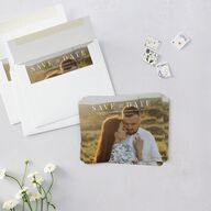 Wildflower Garden Save The Date Magnets Stream Magnet Paper