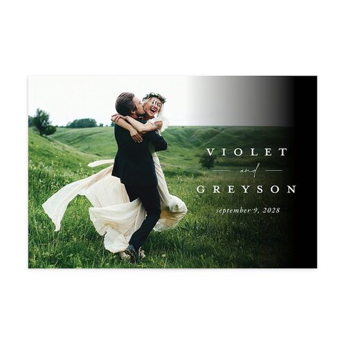 Ethereal Floral Thank You Postcards Dusty Blue