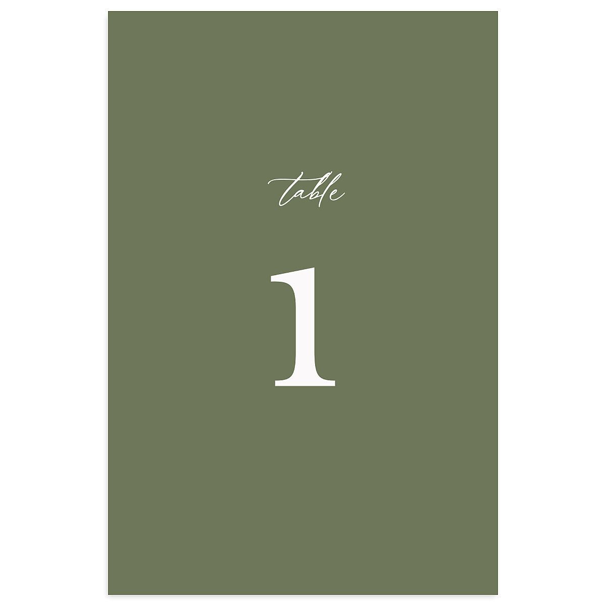Botanical Monogram Table Numbers
