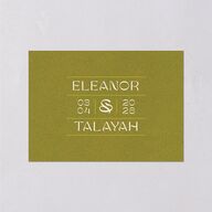 Wildflower Nouveau Wedding Response Cards Dark Camo Signature Standard