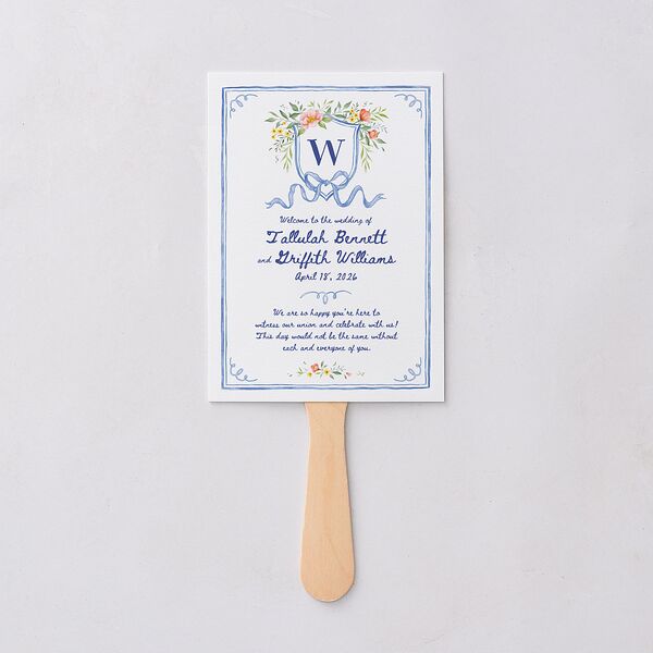 Countryside Crest Fan Programs Royal Blue Signature Standard
