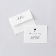 Hand Drawn Cake Save The Date Magnets Pure White Magnet Paper