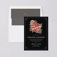 Til Death Tattoos Envelope Liners Midnight Standard