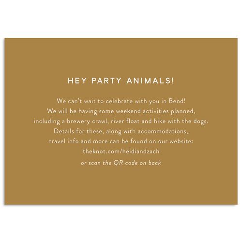 Custom Pet Portrait Wedding Enclosure Cards Driftwood Signature Standard