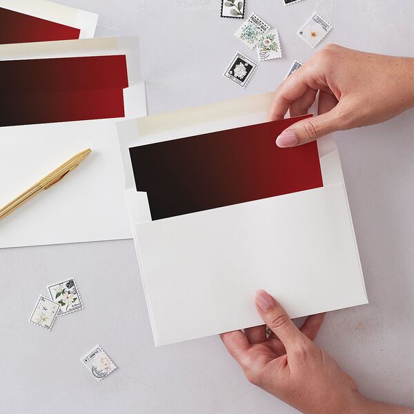 Kwanzaa Hues Envelope Liners Midnight Standard