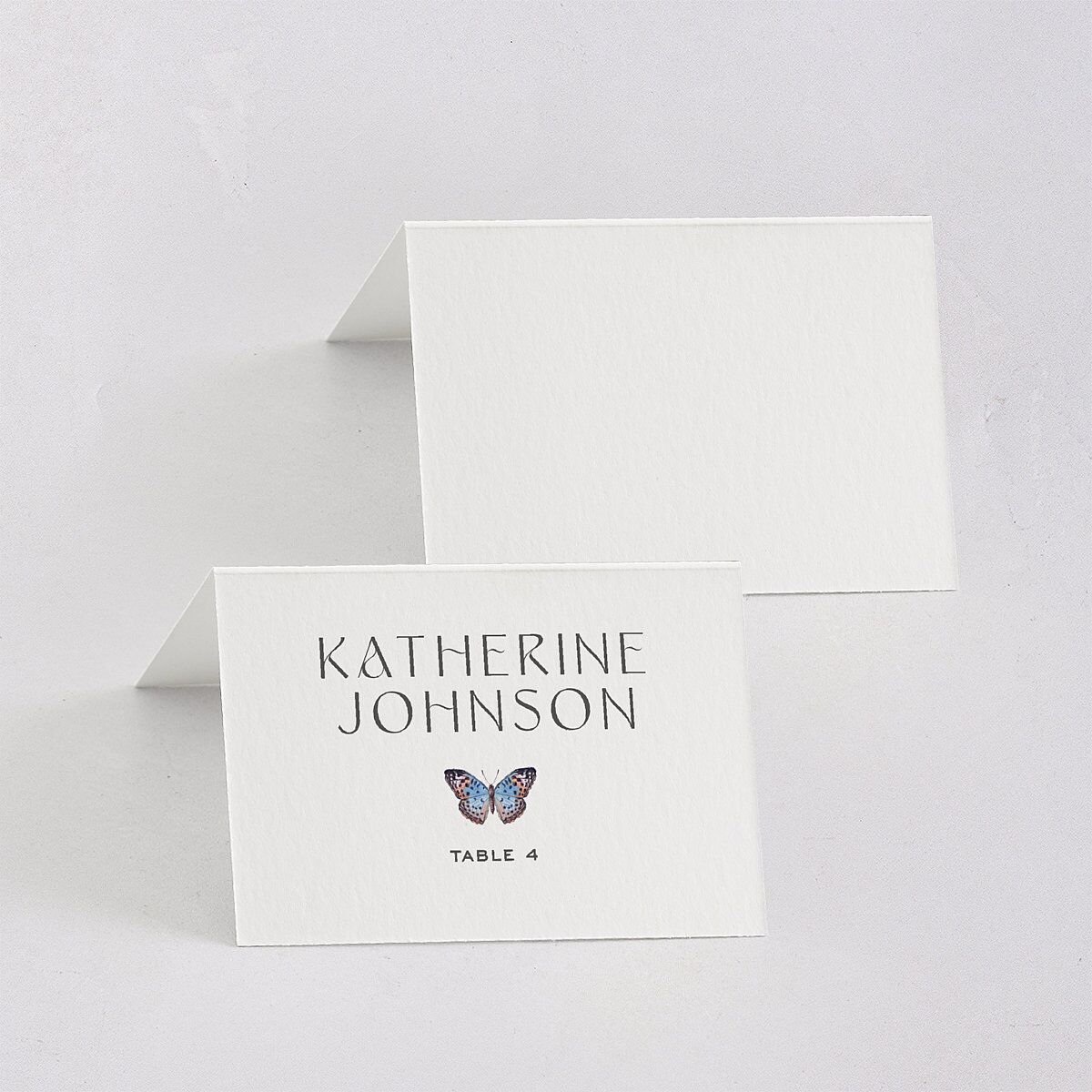 Wild About You Place Cards Pure White Signature