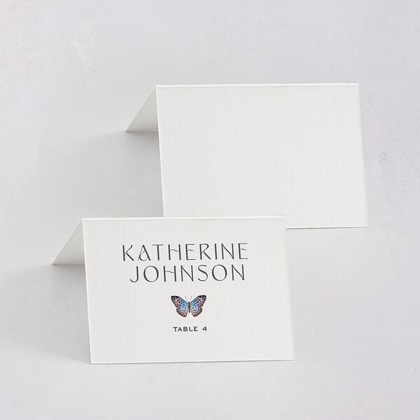 Wild About You Place Cards Pure White Signature