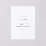 Country Club Wedding Response Cards Pure White Signature Standard