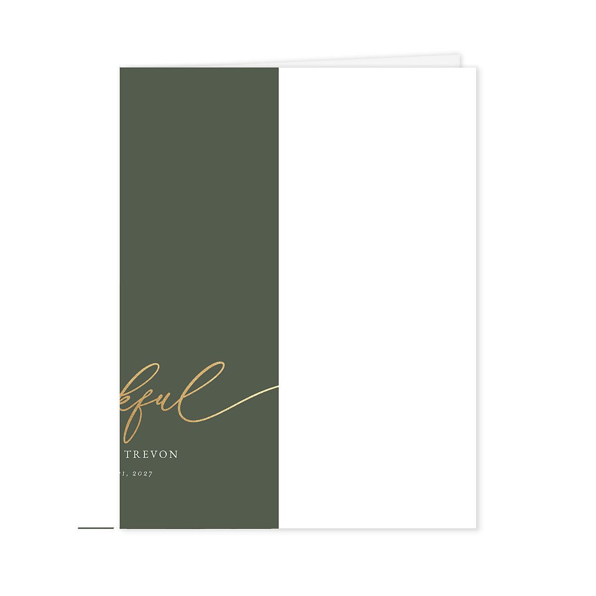 Romantic Photo Thank You Cards