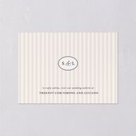 Your Own Classic Italian Venue Wedding Response Cards Pure White Signature Standard