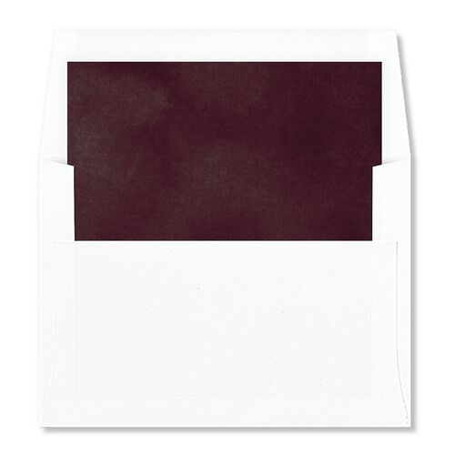 Dark Vintage Fantasy Envelope Liners Merlot Standard