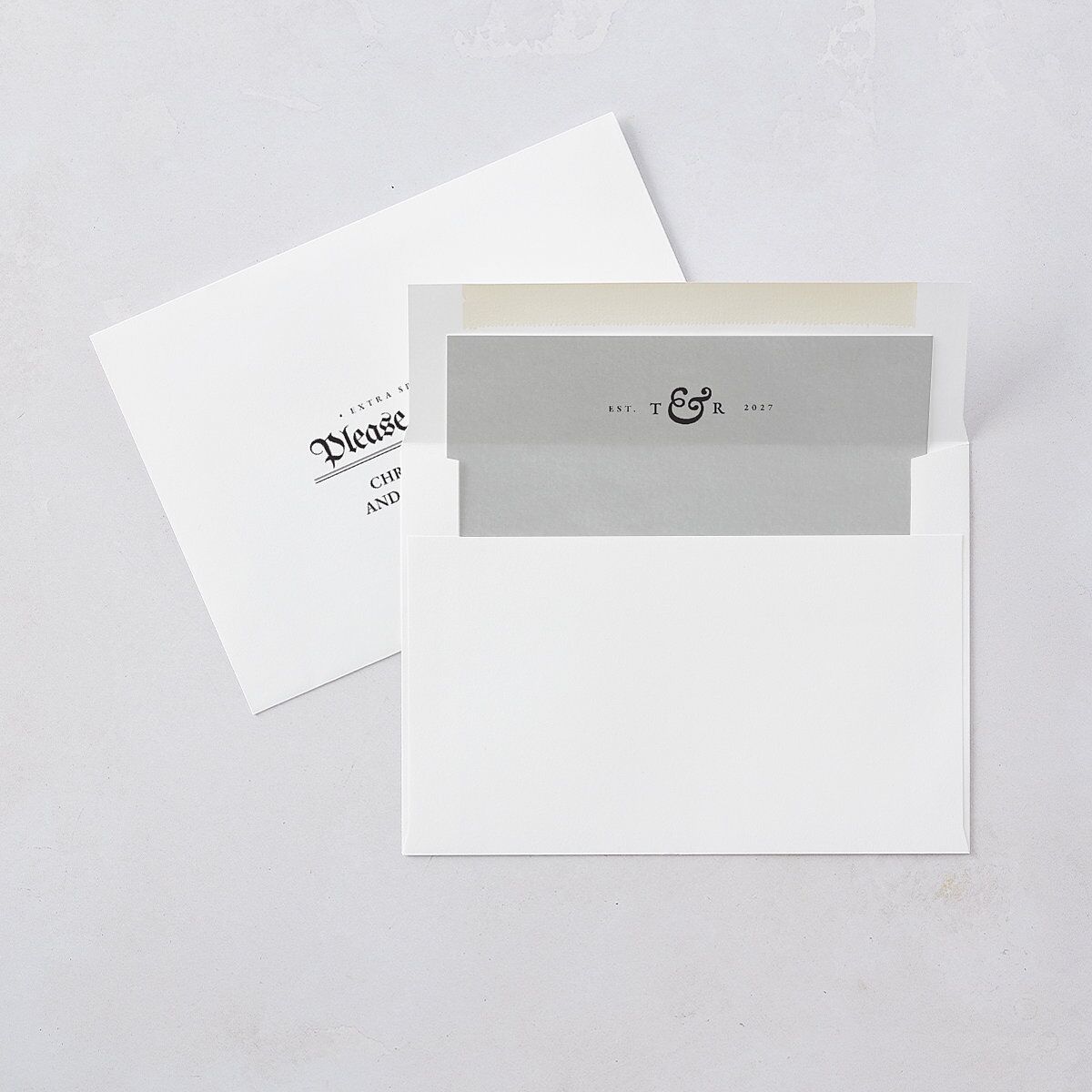 Newspaper Wedding Invitations Pure White Signature Blank No Standard