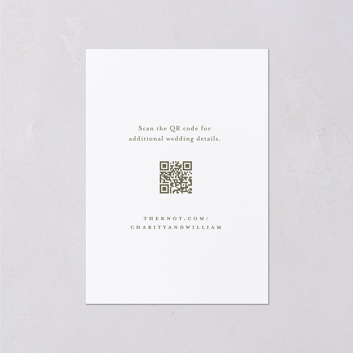Floral Photo Wedding Enclosure Cards Blush Signature Standard