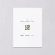 Floral Photo Wedding Enclosure Cards Blush Signature Standard