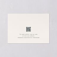 Elegant Mountain Border Wedding Response Cards Meadow Signature Standard