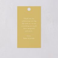 Dainty Monogram Favor Gift Tags Dijon Signature