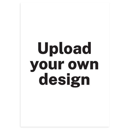 Upload Your Own Design Portrait Photo Wedding Enclosure Cards Pure White Signature Standard