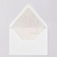 Captured Love Engagement Party Euro Envelope Liners Pure White Luxe