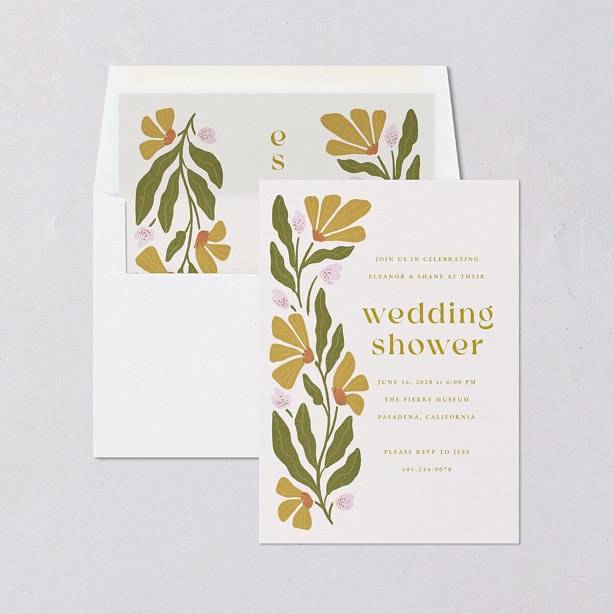 Flower Market Bridal Shower Invitations — view 4