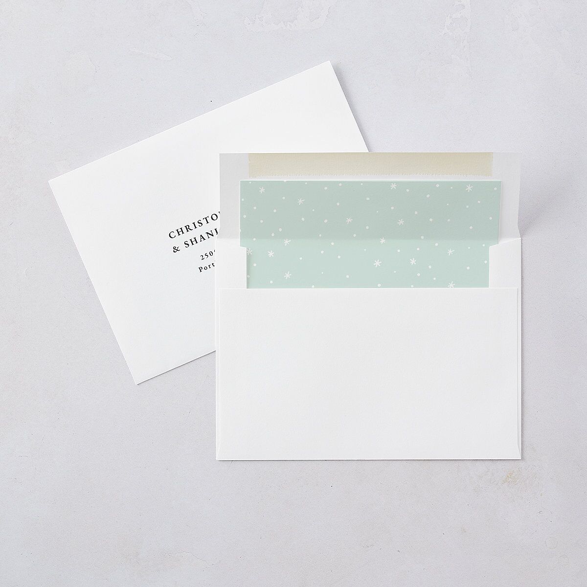 Home for the Holidays Envelope Liners — view 1