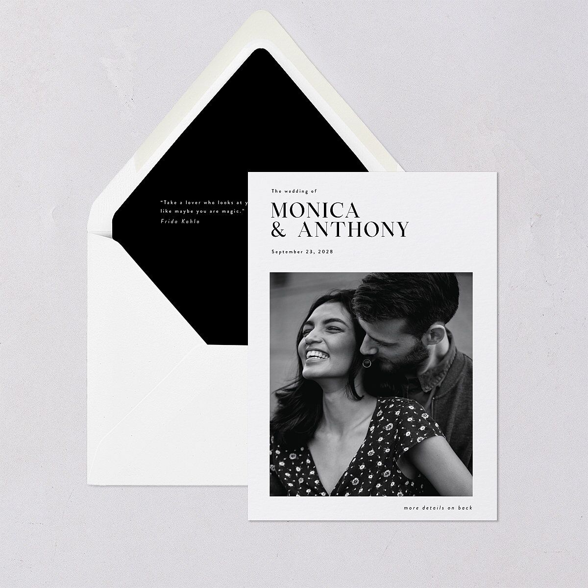 Simple Editorial Photo Euro Envelope Liners Pure White Luxe